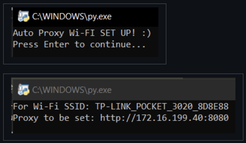 auto_proxy_wifi: Automated Proxy Configuration