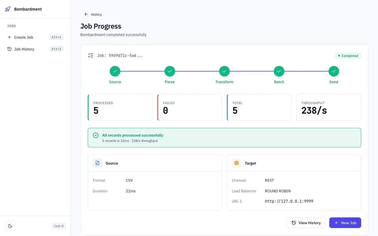 Bombardment: Bulk API Migration Tool